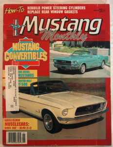 MUSTANG MONTHLY 1988 JAN - K-CODE, GT500, BOSS 302
